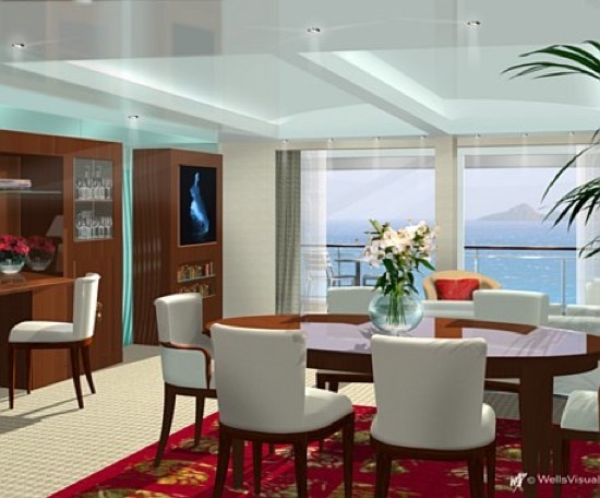 As cabines s�o como apartamentos